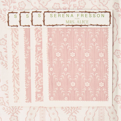 Pink Theodora Trellis Fabric