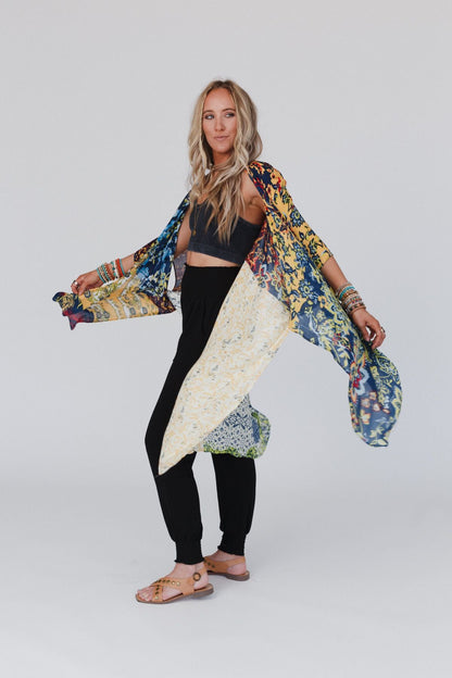 Dakota Patterned Kimono - Multi